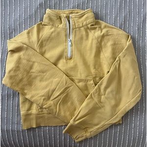 Cropped John Galt Quarter Zip